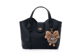 Lucky Bees Bolsa de Hombro Negra